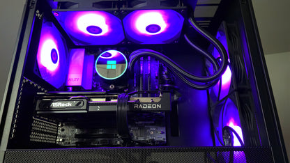 NZXT H3 Flow Custom (9600X / 9060 XT 16GB)